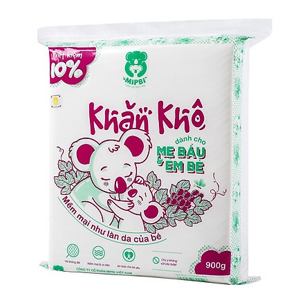 Khăn khô đa năng Mipbi gói 300g/600g