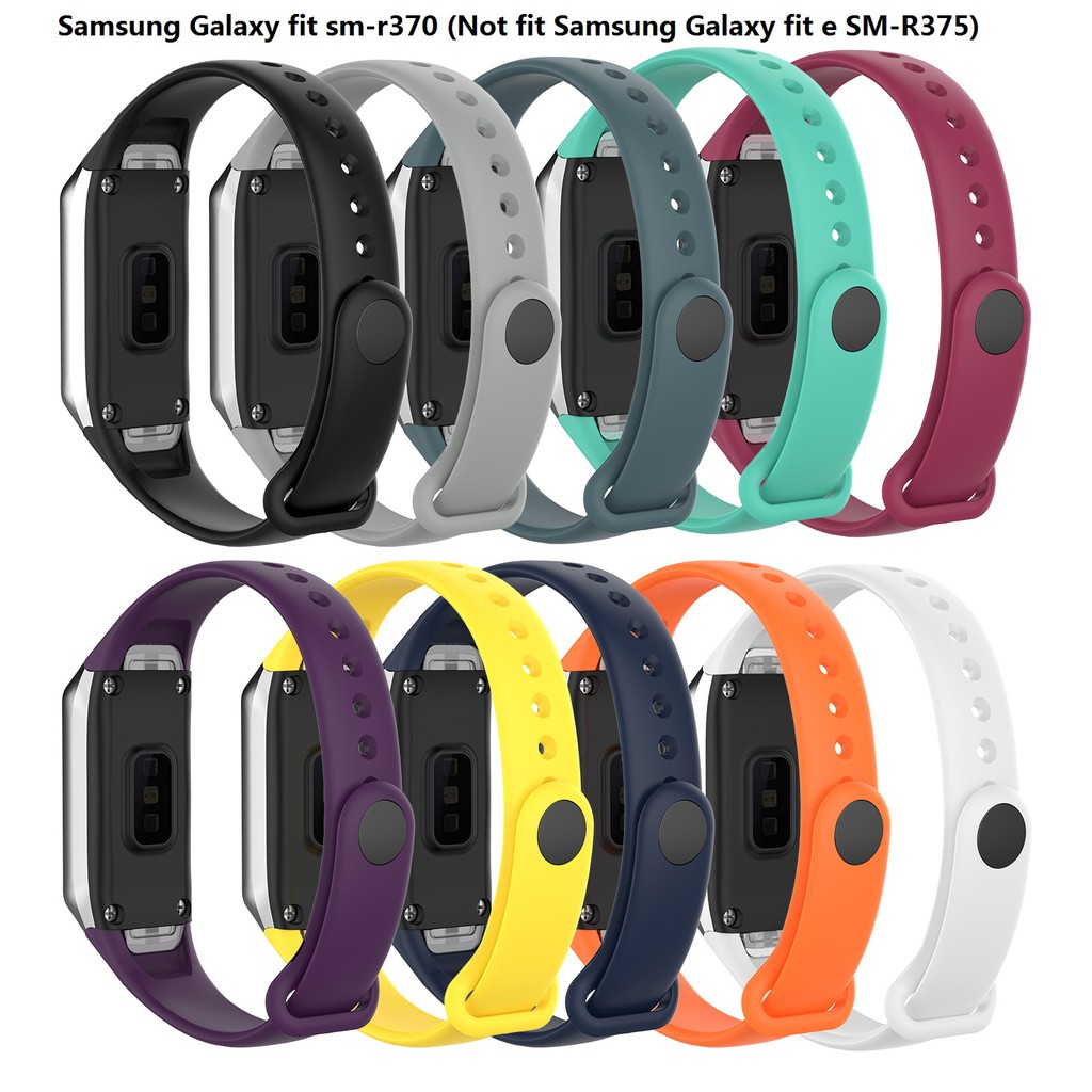 Dây đeo đồng hồ silicone thay thế cho Samsung Galaxy Fit SM thumbnail