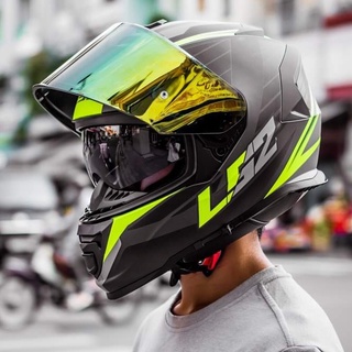 Mũ Fullface LS2 FF800 Storm Đen xanh lá