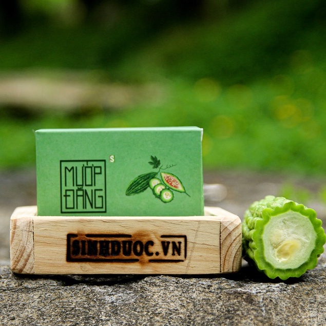 Xà phòng mướp đắng chiết xuât thiên nhiên, xà bông sinh dược diệt khuẩn, sáng da, giải độc tố