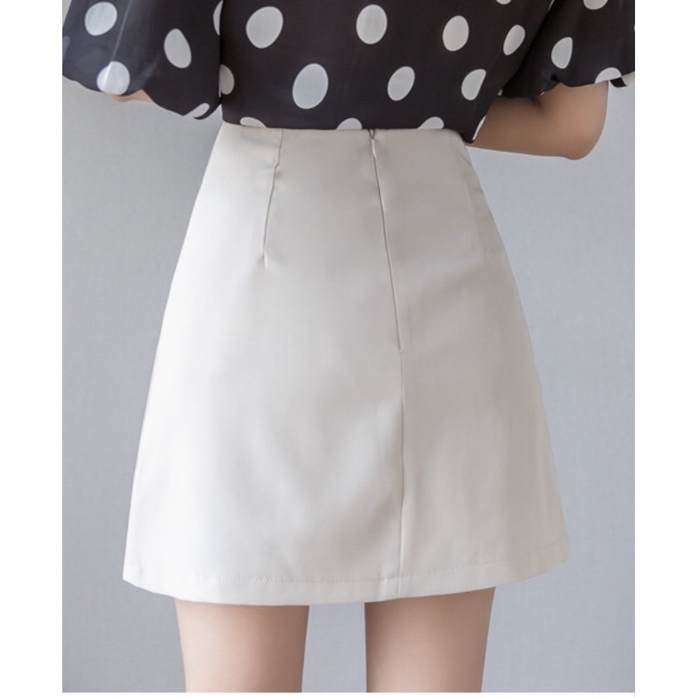 Chân váy ngắn chữ A TienkhiShop màu trơn QC CVNAZE