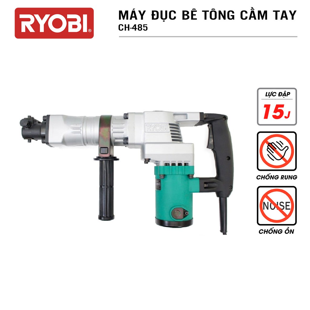 Máy đục bê tông cầm tay 1130W RYOBI (KYOCERA) - CH-485