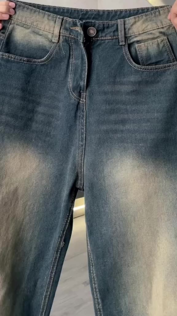 Quần Jean Ống Rộng Nam Nữ Unisex WASH 3 Màu Hàng Cao Cấp JS05 | BigBuy360 - bigbuy360.vn