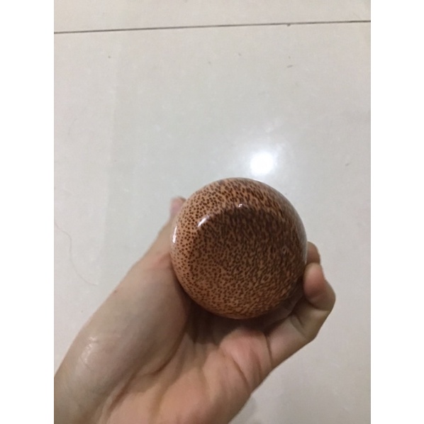 Lọ đựng tăm hồ lô phủ bóng vân gỗ