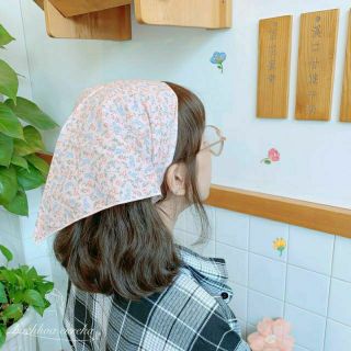 Cột tóc Triangle Turban Hoa/ Bandana