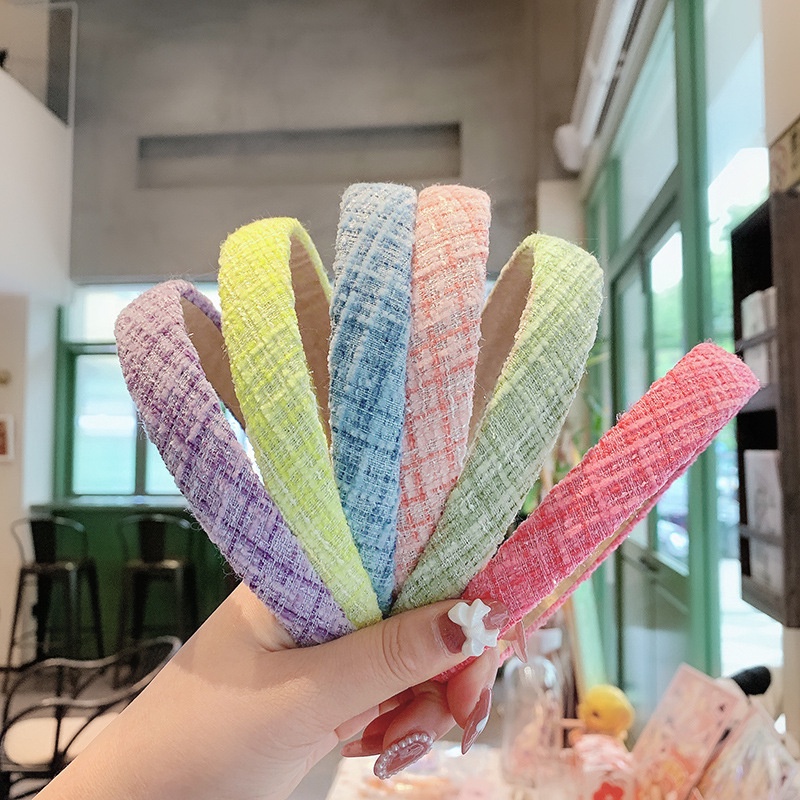 Băng Đô Cài Tóc Nhiều Màu Sắc Đơn Giản Phong Cách Hàn Quốc 2021 C369