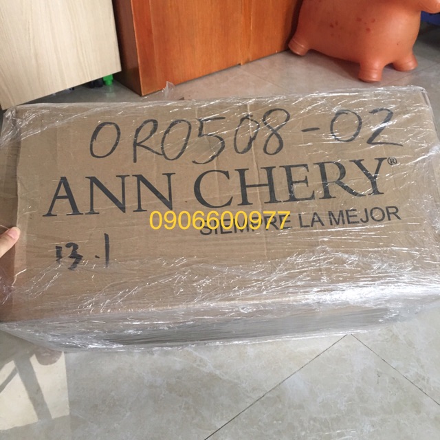 [💯 AUTH] Nịt bụng Ann Chery 2038 màu đen ánh kim 💯 Authentic