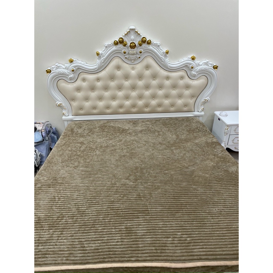 Bộ ga gối nỉ nhung tăm hàng dày loại 1