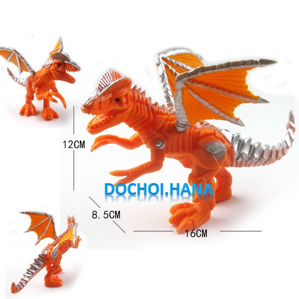 Đồ Chơi Mô Hình Khủng Long-Rồng  HCM  Bộ 8 con, màu sắc đẹp, nhựa mềm, Bé yêu rất thích .