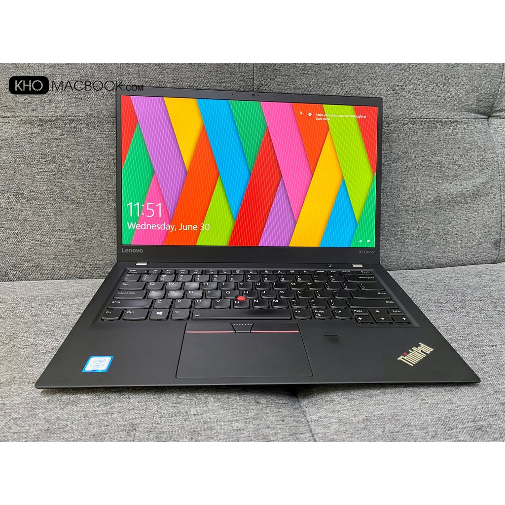 Laptop Thinkpad X1 Carbon Gen 5 i7-7600U RAM 16GB Màn 14' QHD 2K