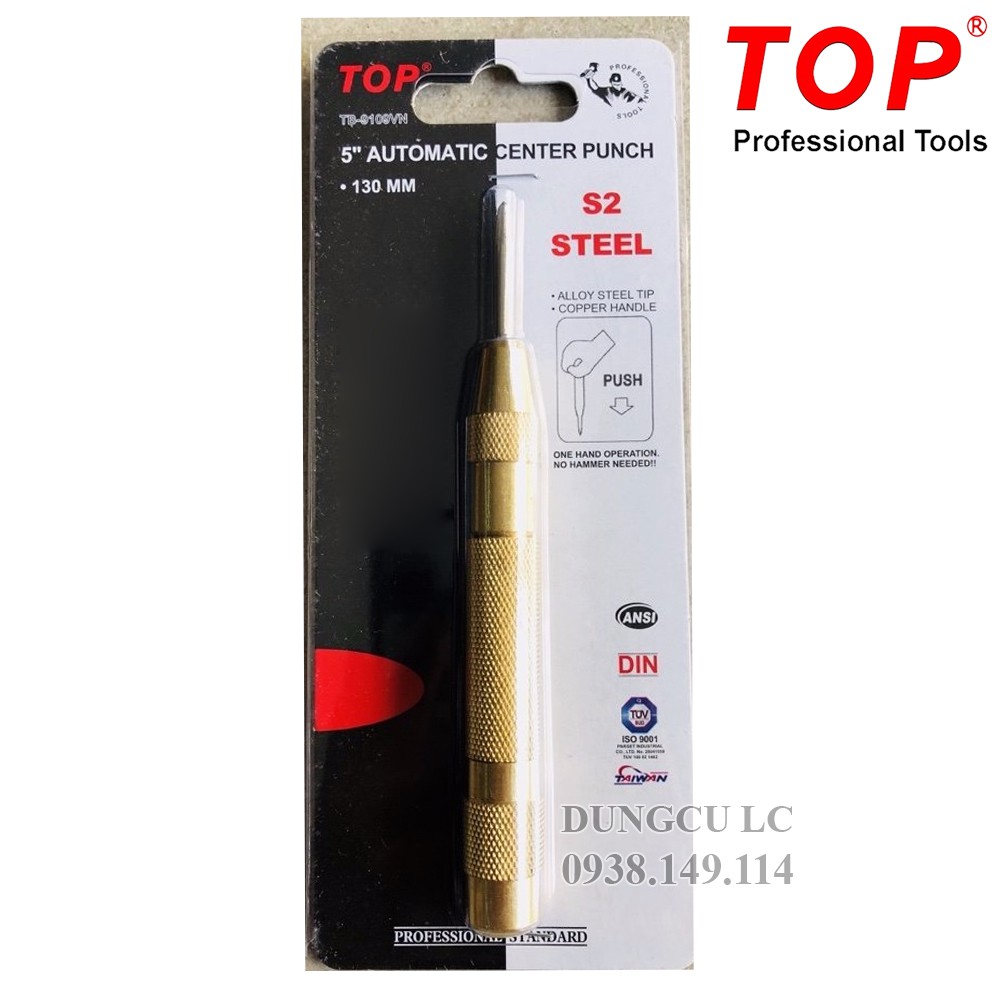 Đục lấy dấu tự động (Bung tu) đầu hợp kim 5" Top - TB-9109VN