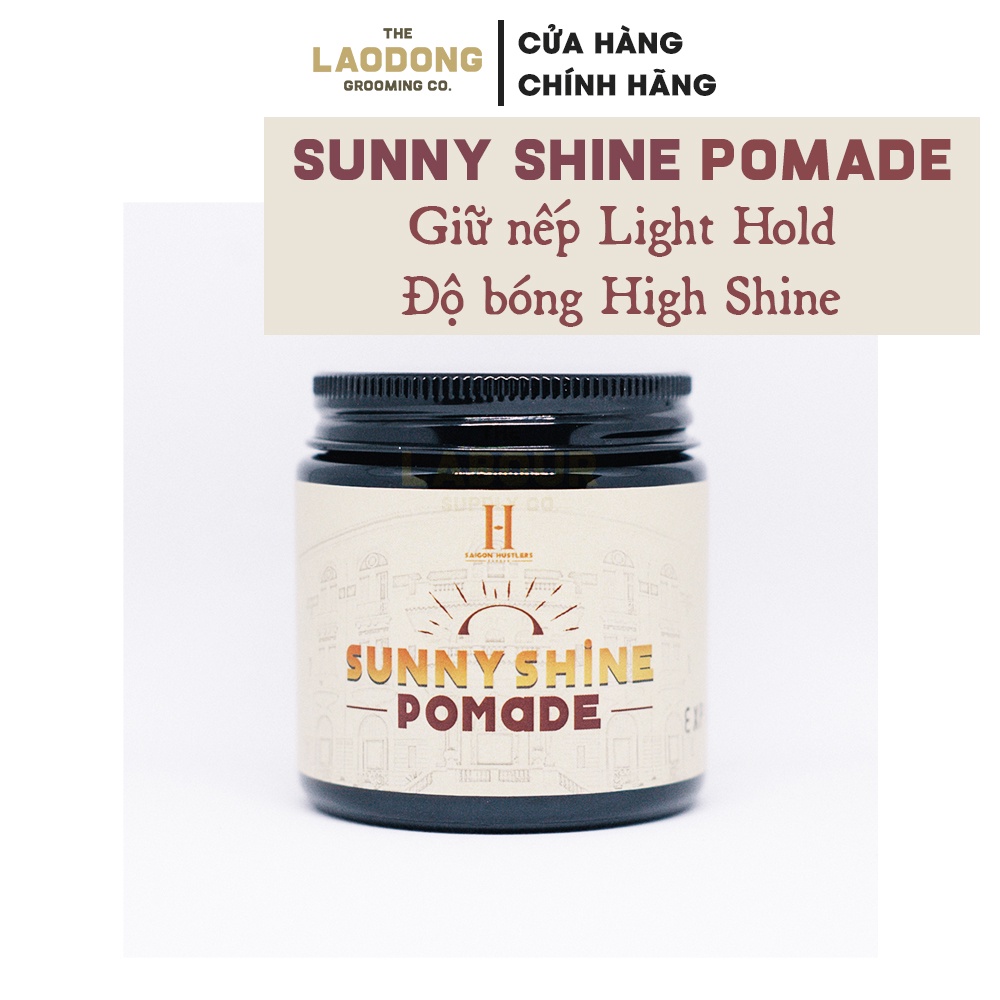 [CHÍNH HÃNG] Sáp vuốt tóc Saigon Hustlers Sunny Shine Pomade 100g