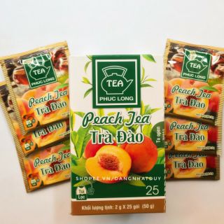 TRÀ ĐÀO TÚI LỌC PHÚC LONG (25 gói) 50g
