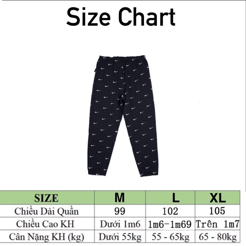 Quần nỉ N.ike cao cấp Quần N.ike thêu đẹp