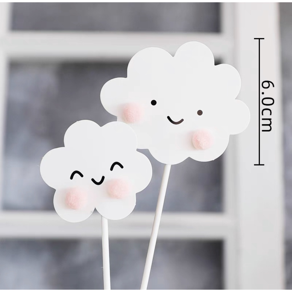 Set 2 que mây bông má hồng mỉm cười
