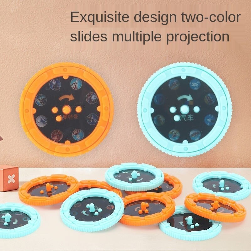 Đèn Pin Chiếu Hình 80 Hình Ảnh Chất Liệu Nhựa ABS An Toàn Cho Bé