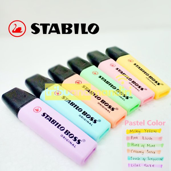 Bút dạ quang STABILO BOSS Pastel (hàng chính hãng công ty)