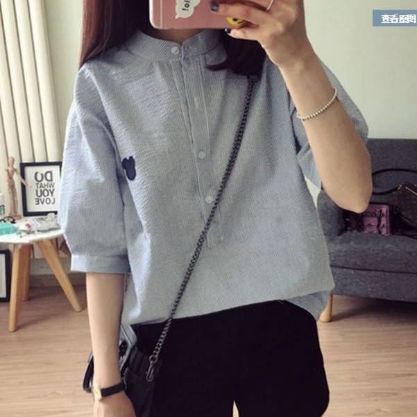 Áo sơ mi nữ freesize tay lỡ (TỐI ĐA LÀ 55kg)- HÀNG CÓ SẴN
