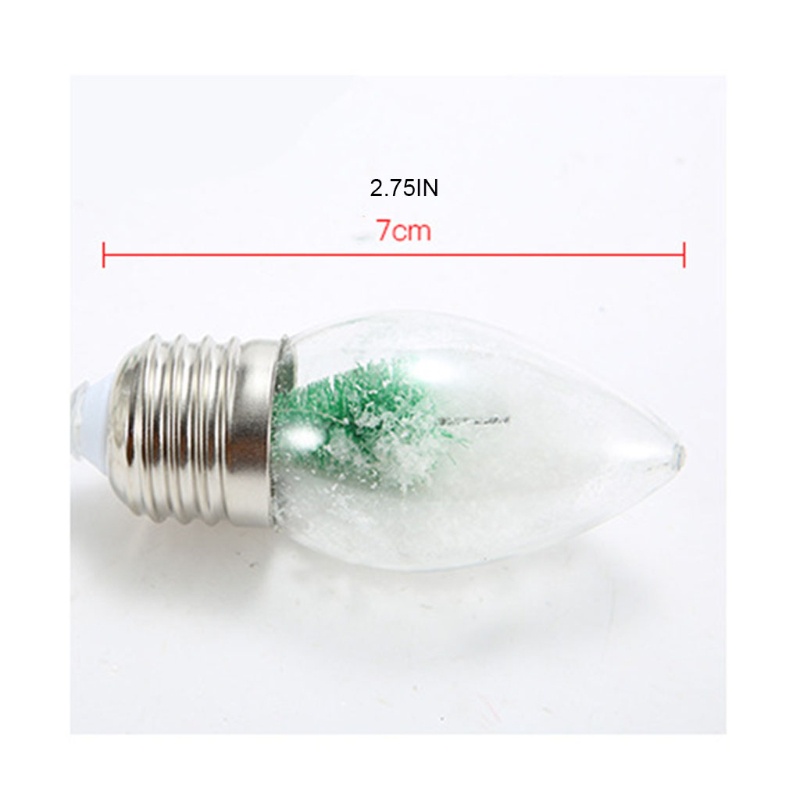 Dây Đèn LED 10 Bóng 6.5ft / 4.9ft Ánh Sáng Trắng Ấm Trang Trí Cây Thông Giáng Sinh Năm Mới