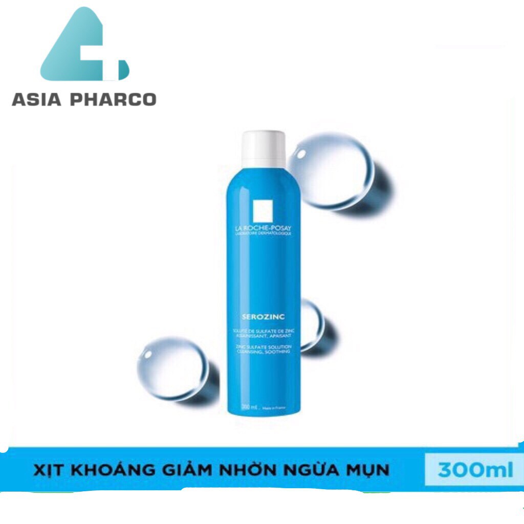 Nước khoáng giúp làm sạch &amp; làm dịu da La Roche-Posay Serozinc 300ml