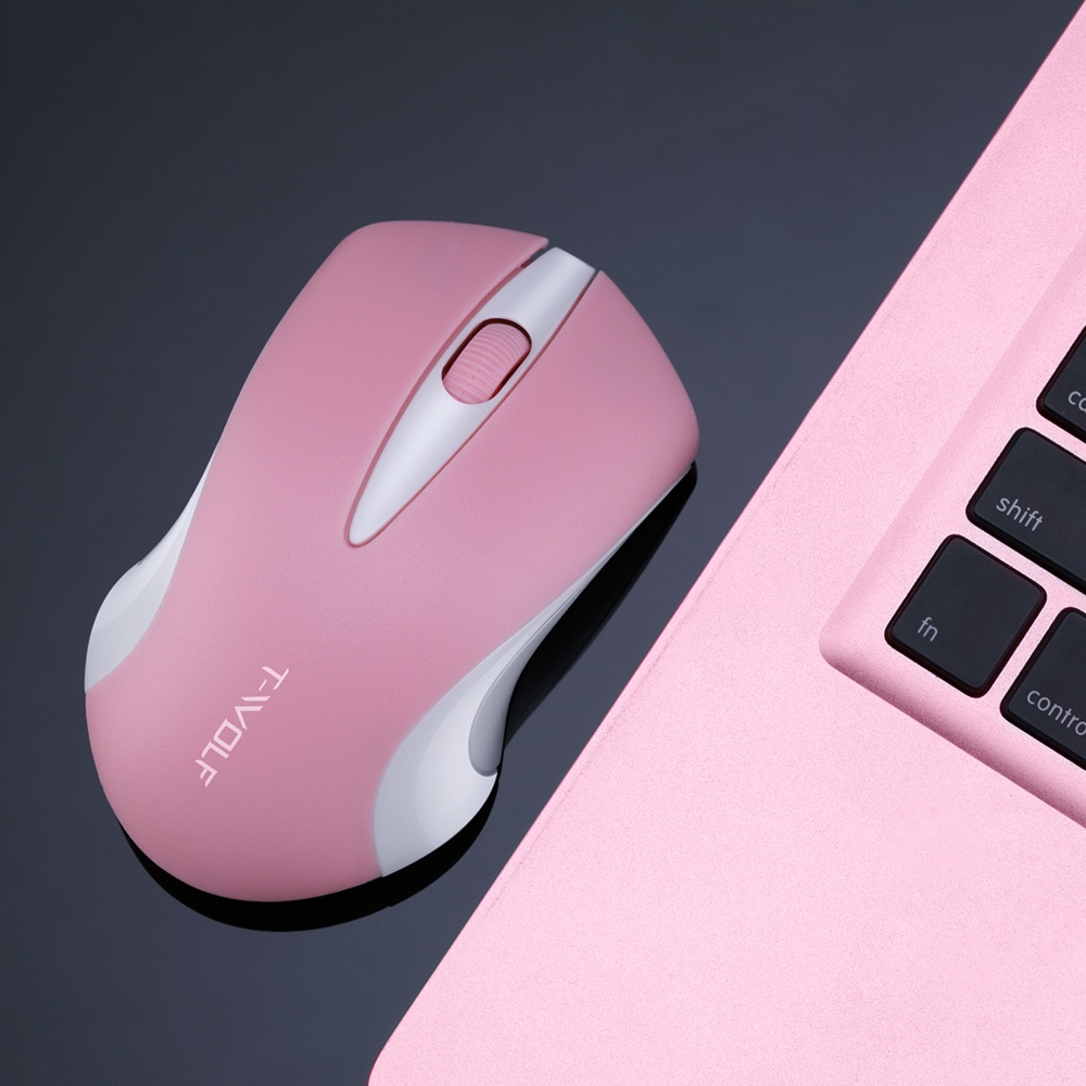 Chuột Quang Không Dây T-WOLF Q2 2.4G 1600 DPI Cho PC / Laptop