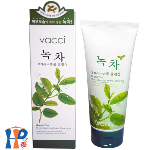 Sữa rửa mặt trà xanh - VACCI Green Tea Fresh Soothing Cleansing Foam