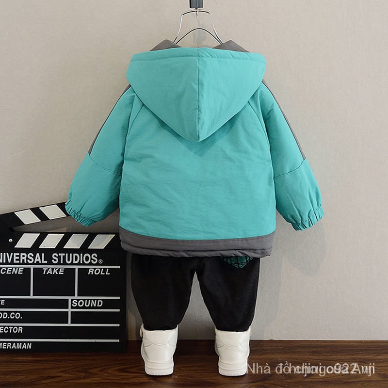 Cute Dinosaur Print Buoy Jacket For Boys