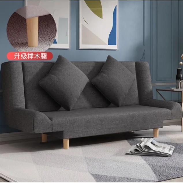 Sofa lười có thể gấp gọn, ghế salon phòng khách ban công phòng ngủ sofa nhỏ, sofa giường đôi đơn