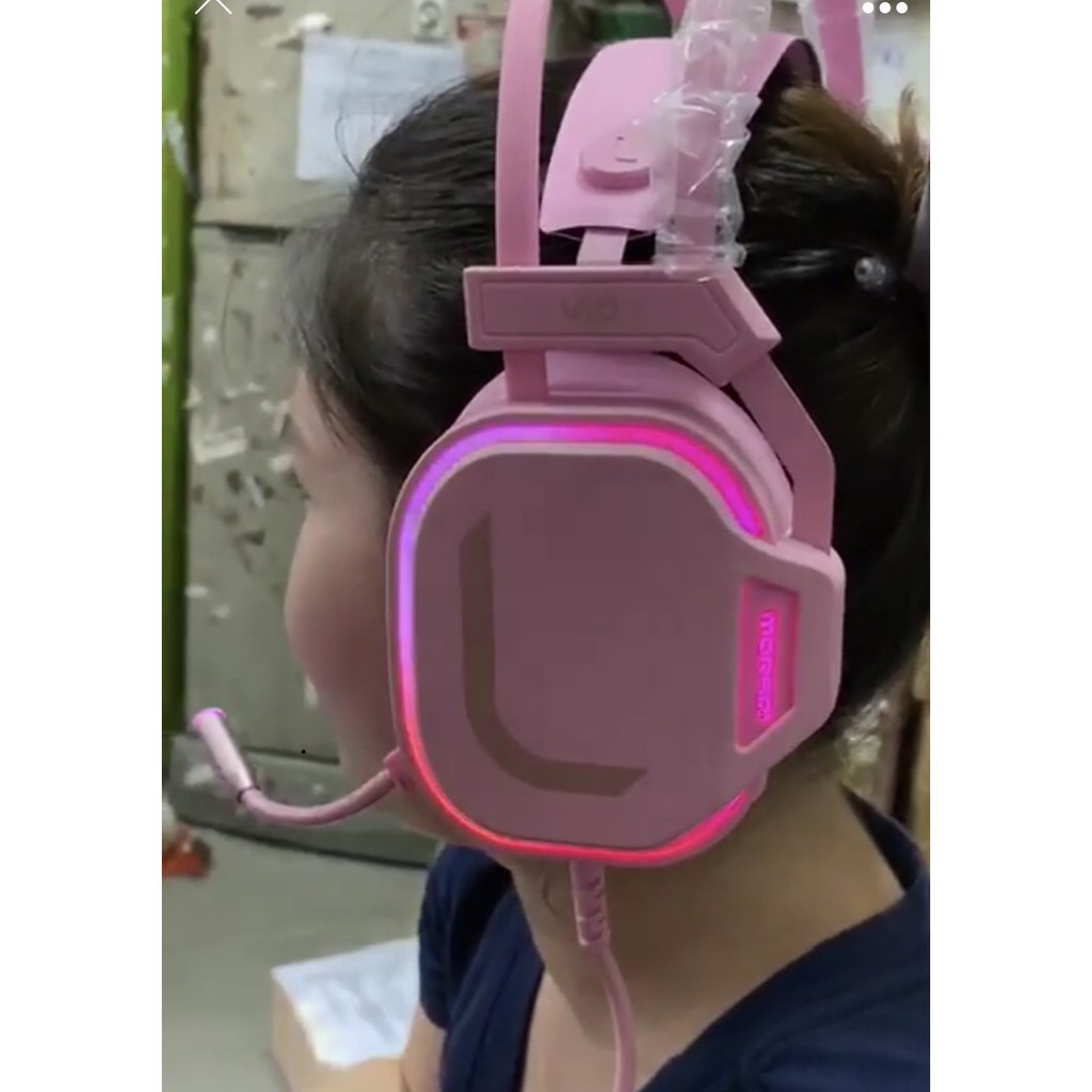 Tai nghe chơi game chuyên nghiệp V10 âm thanh 7.1 kết nối cổng USB