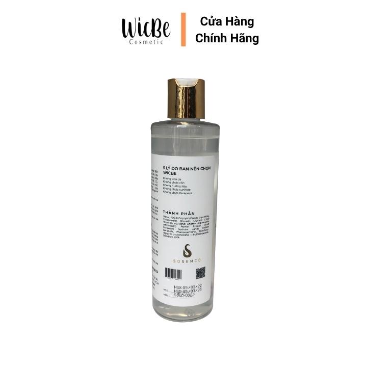 Nước tẩy trang Hoa Cúc cho da dầu mụn dịu nhẹ cho da nhạy cảm Wicbe 280g