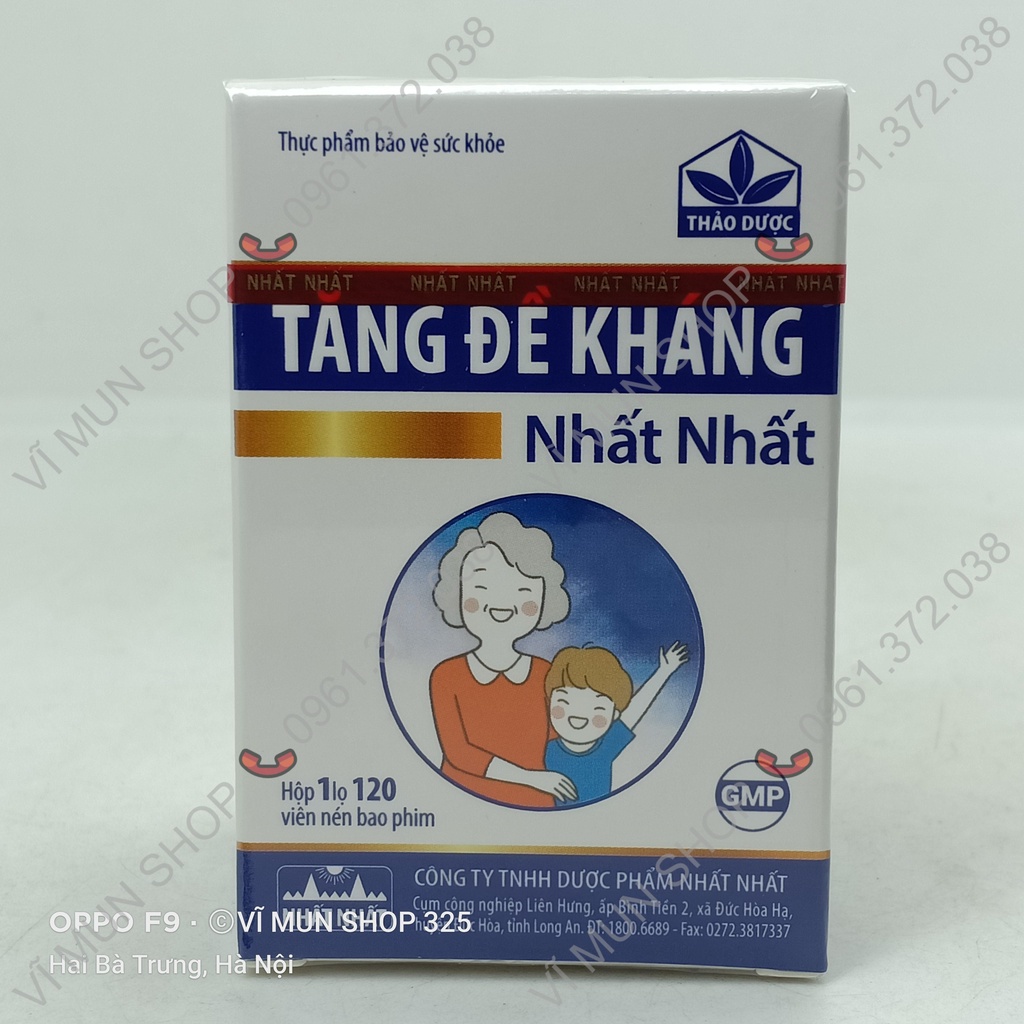 Viên uống Tăng Đề Kháng Nhất Nhất 120 viên - Hỗ trợ bồi bổ khí huyết, hoạt huyết, tăng sức đề kháng