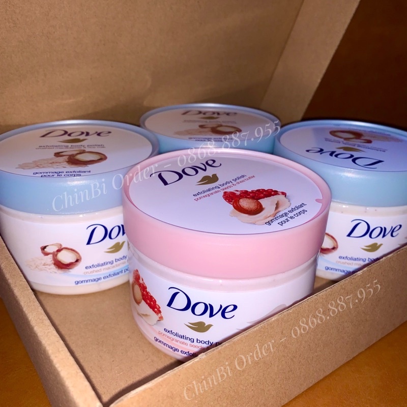 [SẴN] Tẩy da chết, tế bào chết body Dove Exfoliating body polish dưỡng trắng, sáng da | BigBuy360 - bigbuy360.vn