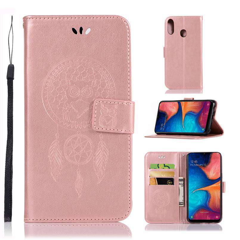 Bao da điện thoại dạng ví lật cho Samsung Galaxy M20 M30 A40S A20E A10E M21 M30S