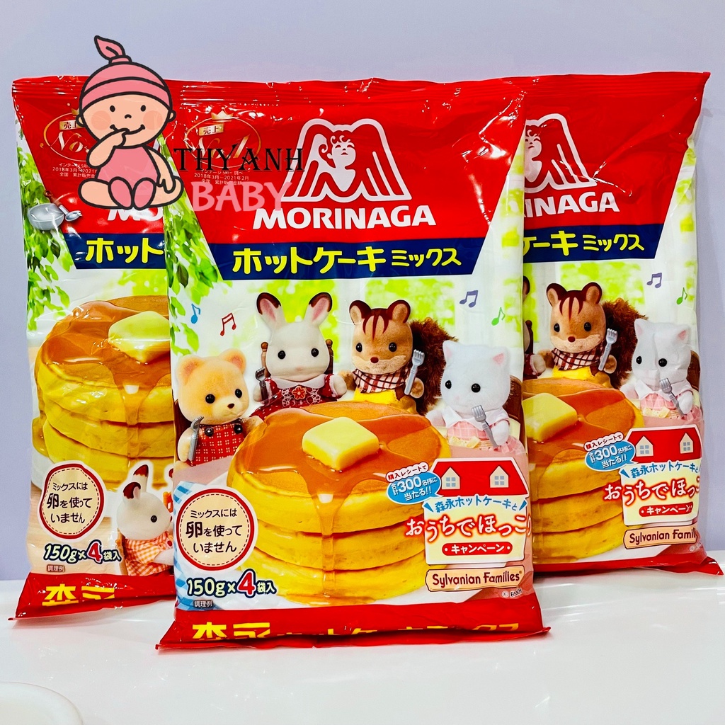 Bột làm bánh Pancake morinaga 600gr Nhật Bản cho bé