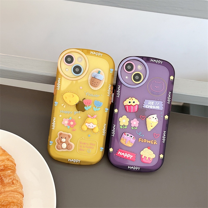 Ốp lưng i phone bánh mì kèm charm  7plus 8plus x xsmax 11 11promax 12 12pro 12promax 13 13pro 13promax - Dino case