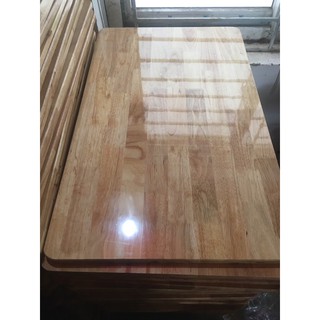 Mặt bàn gỗ cao su đủ kích thước Gem Decor