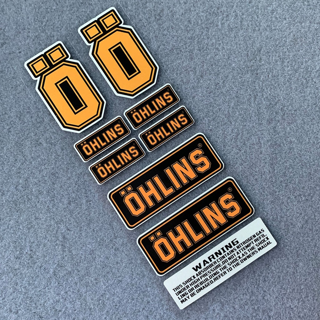 Nhãn dán OHLINS L093 chống nước trang trí xe mô tô