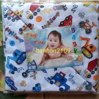 COMBO 5 TÃ VUÔNG CHO BÉ SƠ SINH