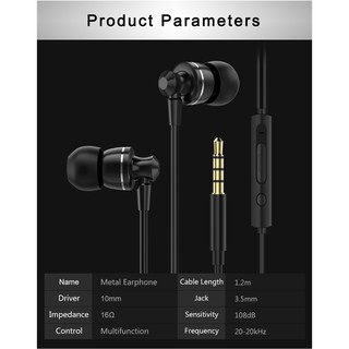 Tai nghe nhét tai super bass PTM D11 -DC3151