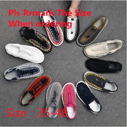 Giày Sandal Dệt Chống Trượt Thoáng Khí 9 Màu Tùy Chọn Cho Nam / Nữ