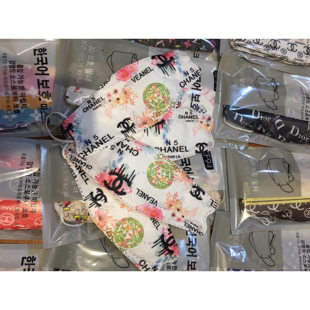 KHẨU TRANG KF94 NHẬP KHẨU HÀNG NƯỚC NGOÀI CHANNEL, DIO, LV ( TÚI 5 CHIẾC ) | BigBuy360 - bigbuy360.vn