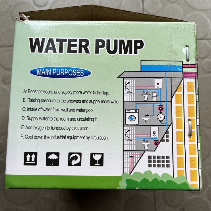 Bơm tăng áp nước  100W/150W