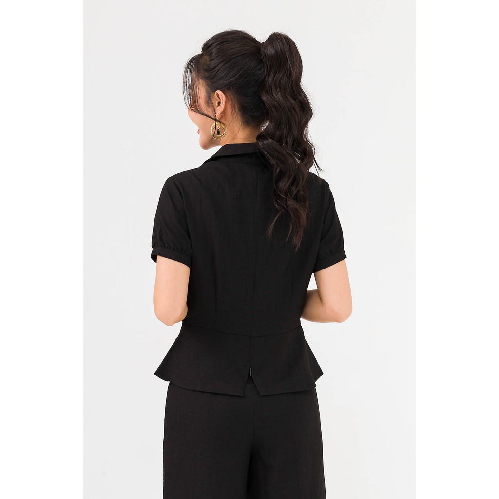 Áo peplum, nẹp chéo LAMER GBH002 L61B21H021 (nhiều màu)