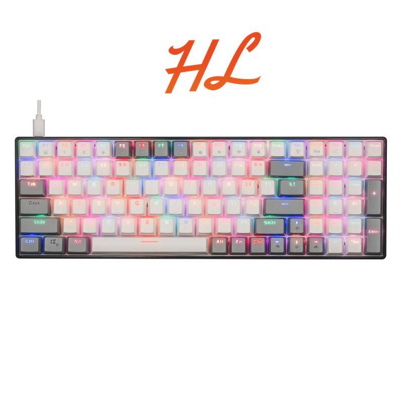 Bàn Phím Cơ Có Dây E-Dra EK396 Led RGB  - BH 2 Năm - Hưng Long PC