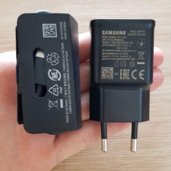 🔥Hàng xịn🔥  Bộ sạc nhanh Samsung 15W USB to type c, bộ cáp sạc nhanh note 9, note 8, s9, s8- Bh 12 tháng lỗi 1 đổi 1