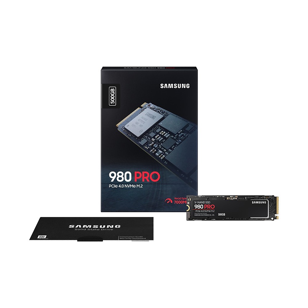 Ổ cứng SSD Samsung 980 Pro PCIe Gen 4.0 x4 NVMe VNAND M.2 2280 500GB MZV8P500BW