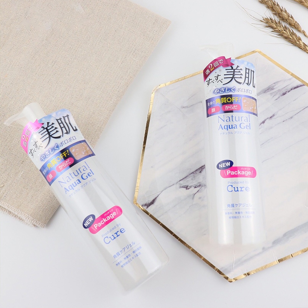 Tẩy Da Chết Tẩy Tế Bào Chết Cure Natural Aqua Gel Nội Địa Nhật Bản 250g