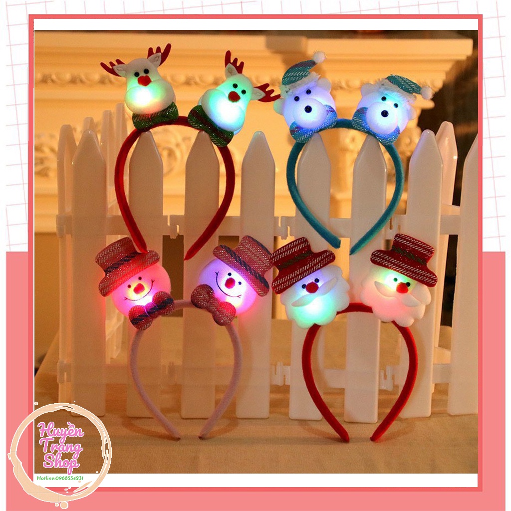 Bờm Noel⭐ băng đô cài tóc đồ dùng làm quà tặng trong mùa giáng sinh