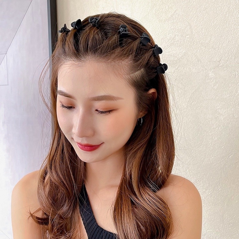 Set 10 Kẹp Tóc Kiểu Dáng Đơn Giản Thanh Lịch Dành Cho Nữ
