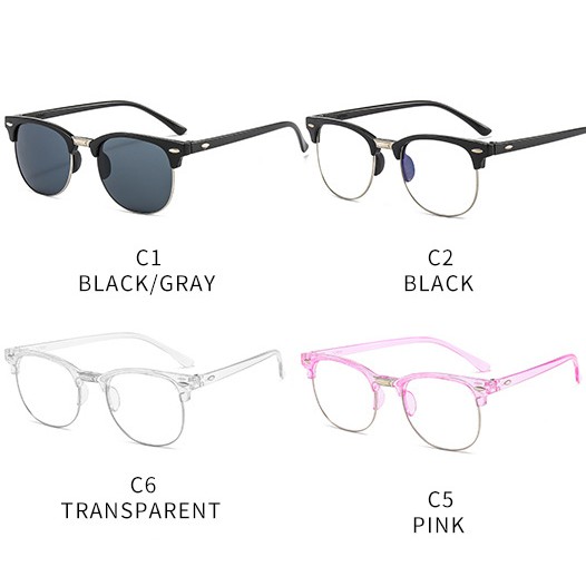 Gọng kính mắt thời trang, kính mắt mèo nam nữ 4 màu K369 Si_Kinh | BigBuy360 - bigbuy360.vn